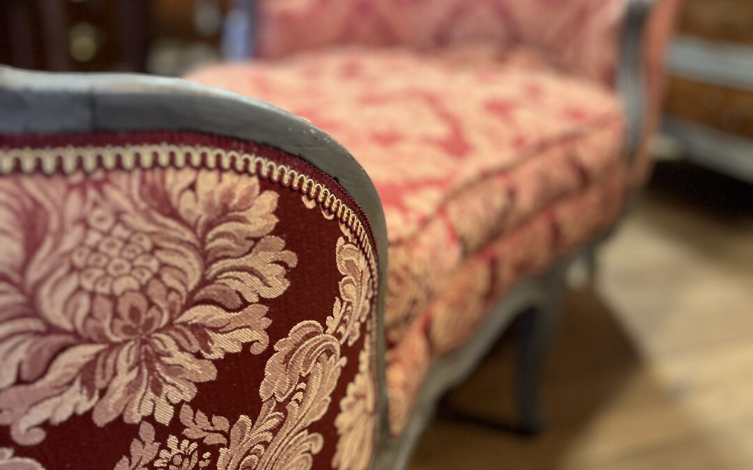 Timeless Elegance: Pairing Luxurious Modern Fabric with European Antique Chairs