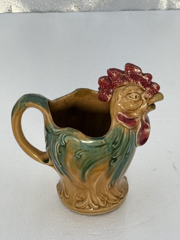 Napoleon III Late 19th Century Majolica Rooster - Image 2