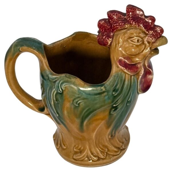 Napoleon III Late 19th Century Majolica Rooster