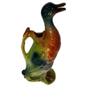 Napoleon III Late 19th Century Majolica Duck