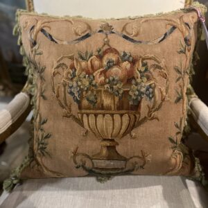 Aubusson Pillow Fruit in Urn