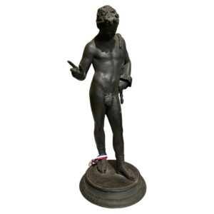 Antique Italian Bronze Sculpture Narcissus