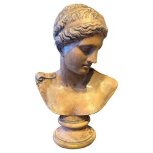 Circa 1910 French Terra Cotta Bust After Venus De Milo