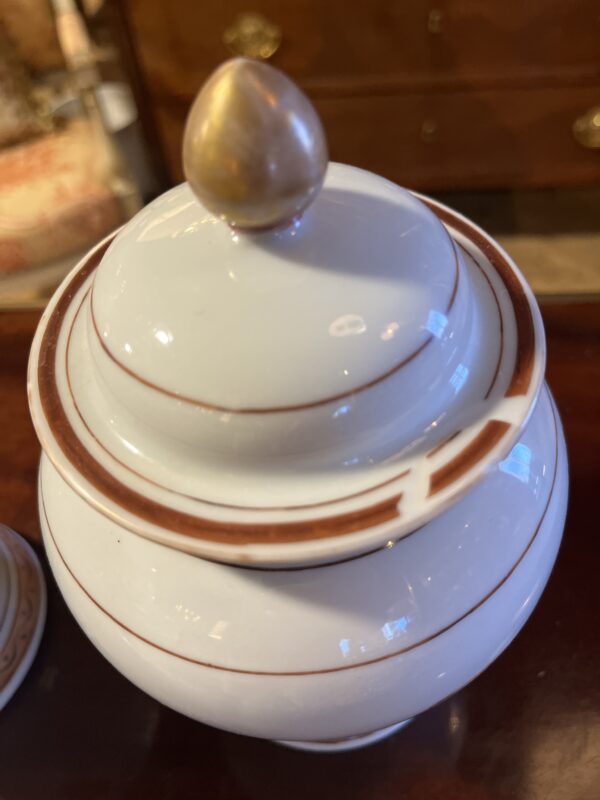19th Century Vintage Porcelain Jars and Platters - Image 8