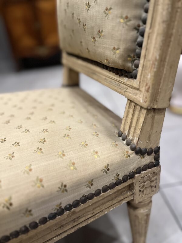 19th Century Pair Louis XVI Style Children's Chairs - Image 6