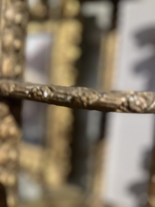 19th Century French Wall Etageres Guilloche Detail - Image 4