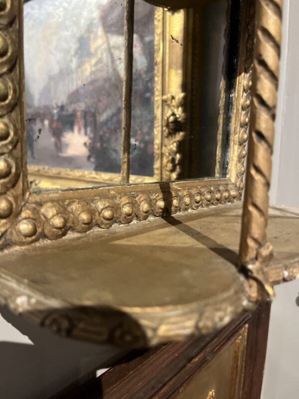 19th Century French Wall Etageres Guilloche Detail - Image 5