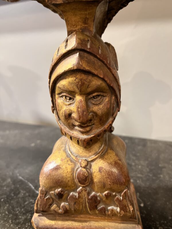 19th Gilt Wood Carved Conquistadors - Image 4