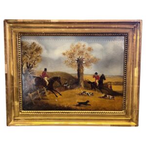 19th Century English Painting - Fox Hunting