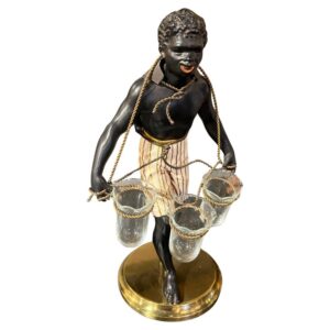 20th Century Blackamoor Bronze Figure