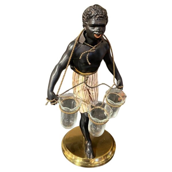 20th Century Blackamoor Bronze Figure